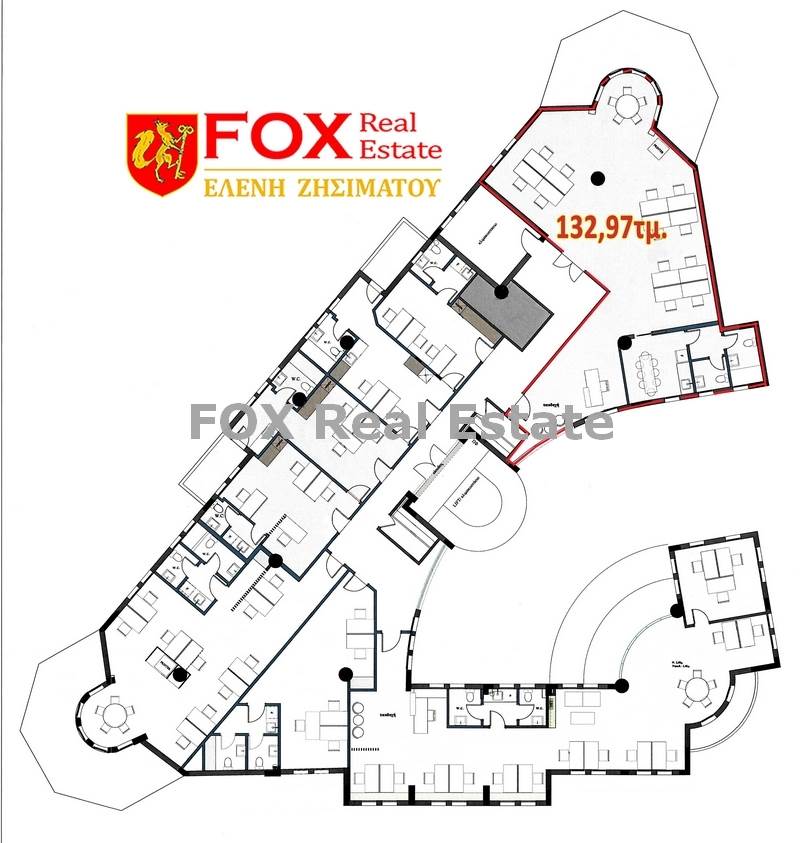 (For Rent) Commercial Office || Athens North/Metamorfosis - 132 Sq.m, 1.750€ 