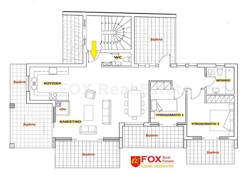 (For Sale) Residential Apartment || Athens North/Nea Erithraia - 91 Sq.m, 2 Bedrooms, 185.000€ 